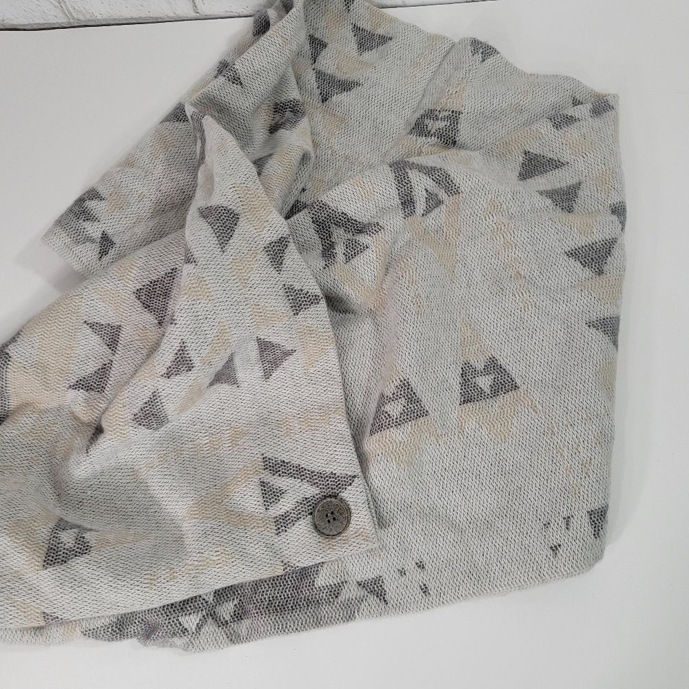 Warm printed infinity scarf